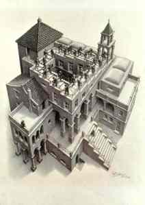 M.C. Escher's <i>Ascending and Descending</i>